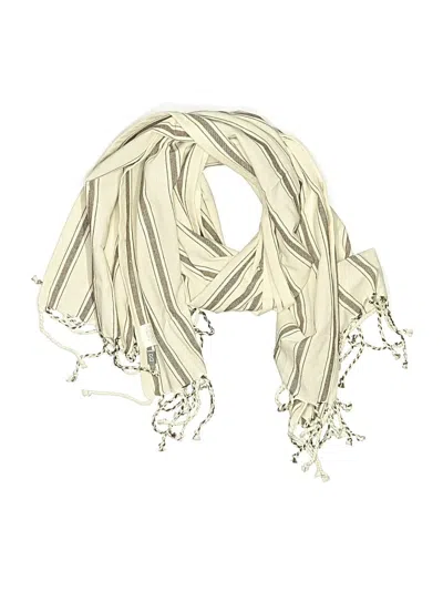 Pre-owned Assorted Brands Scarf In Ivory