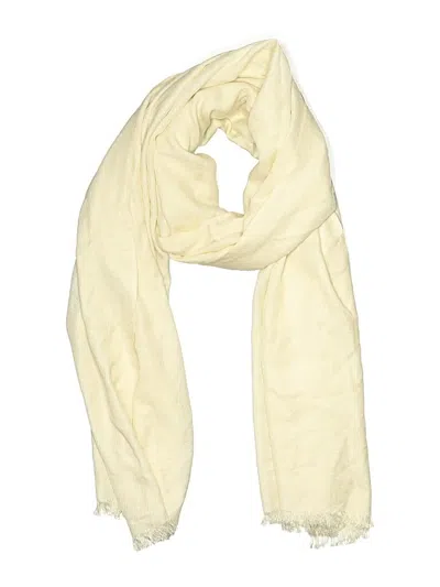 Pre-owned Assorted Brands Scarf In Ivory