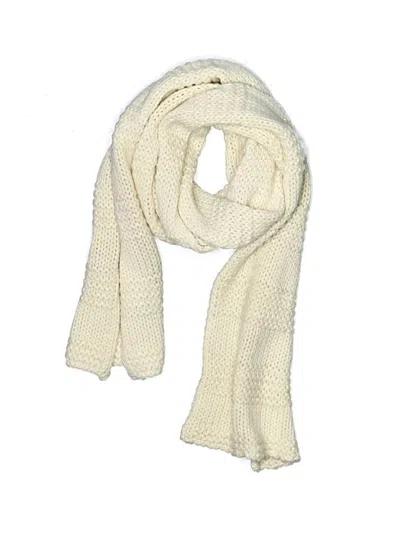 Pre-owned Assorted Brands Scarf In Ivory