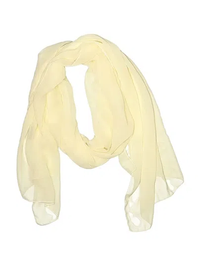 Pre-owned Assorted Brands Scarf In Ivory