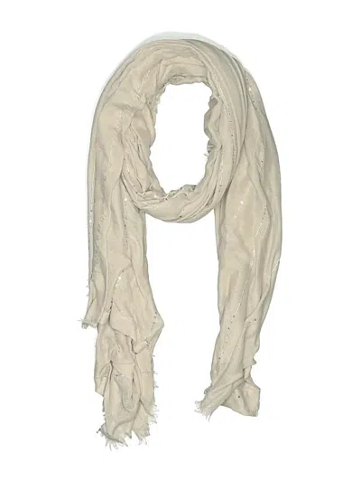 Pre-owned Assorted Brands Scarf In Ivory