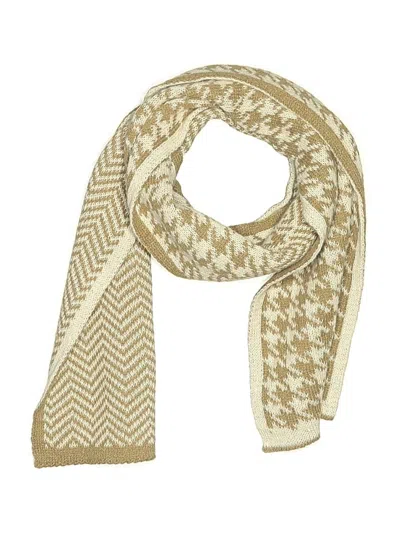 Pre-owned Assorted Brands Scarf In Ivory