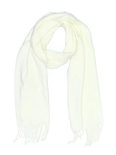 Pre-owned Assorted Brands Scarf In Ivory