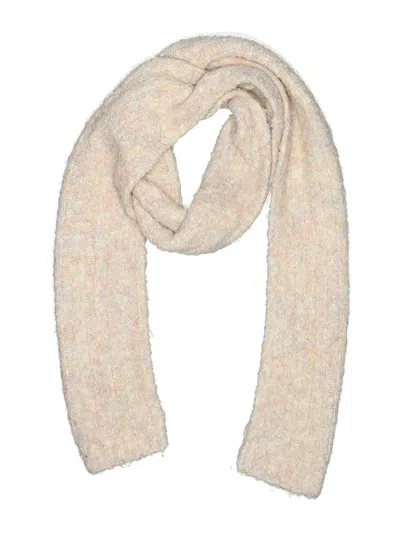 Pre-owned Assorted Brands Scarf In Ivory