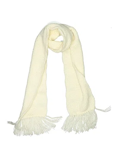 Pre-owned Assorted Brands Scarf In Ivory