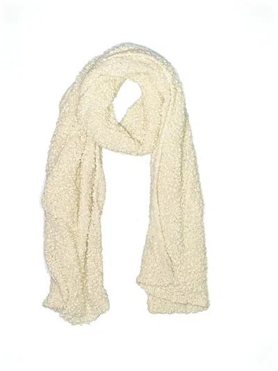 Pre-owned Assorted Brands Scarf In Ivory