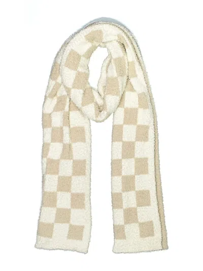 Pre-owned Assorted Brands Scarf In Ivory