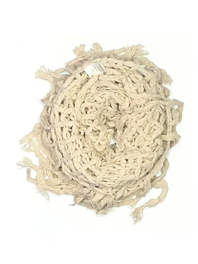 Pre-owned Assorted Brands Scarf In Ivory