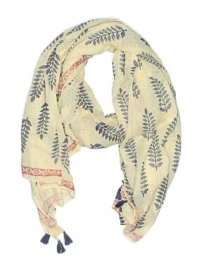 Pre-owned Assorted Brands Scarf In Ivory