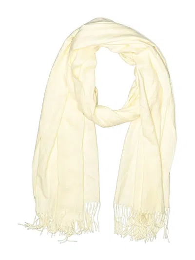 Pre-owned Assorted Brands Scarf In Ivory