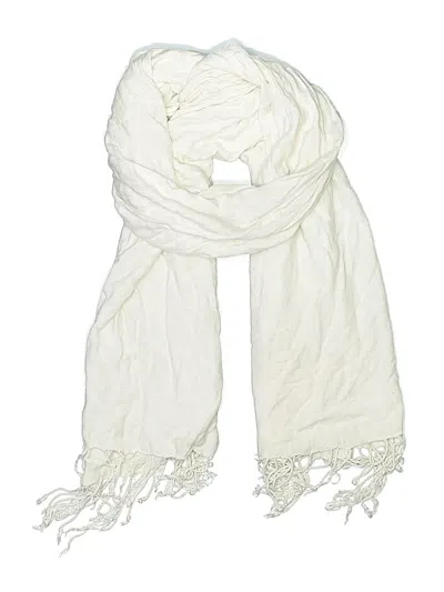 Pre-owned Assorted Brands Scarf In Ivory