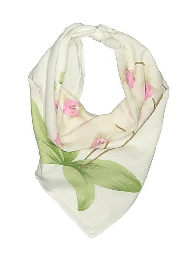 Pre-owned Assorted Brands Scarf In Ivory