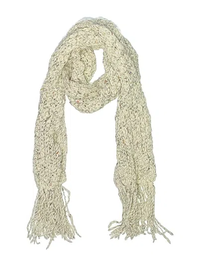 Pre-owned Assorted Brands Scarf In Ivory