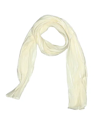 Pre-owned Assorted Brands Scarf In Ivory