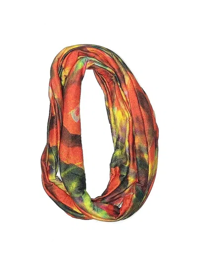 Pre-owned Assorted Brands Scarf In Orange