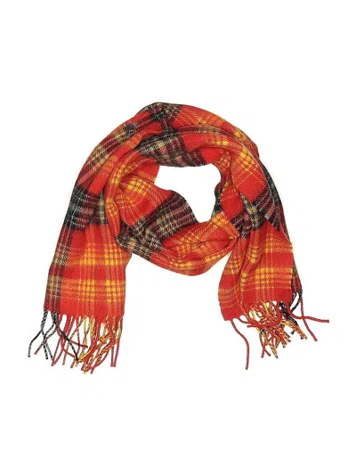 Pre-owned Assorted Brands Scarf In Orange