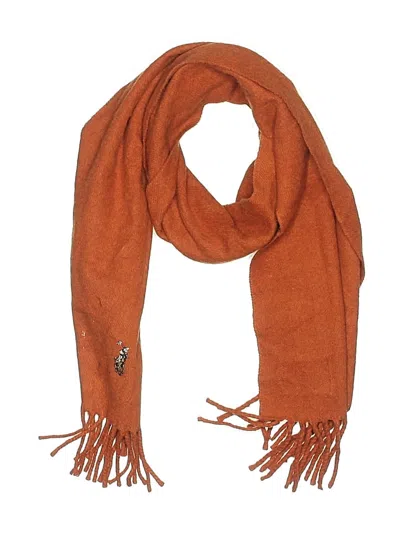 Pre-owned Assorted Brands Scarf In Orange