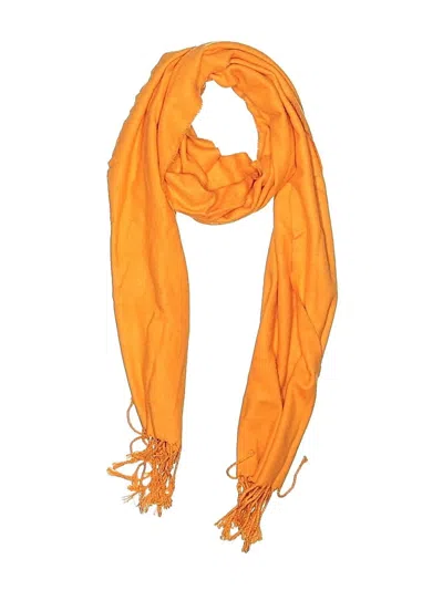 Pre-owned Assorted Brands Scarf In Orange