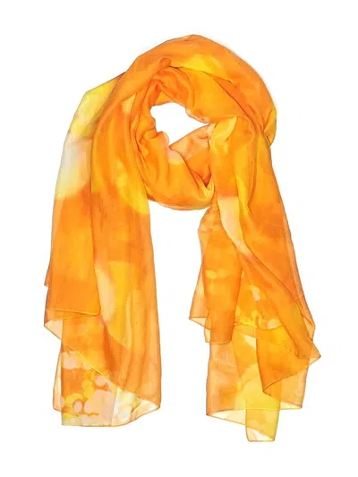 Pre-owned Assorted Brands Scarf In Orange