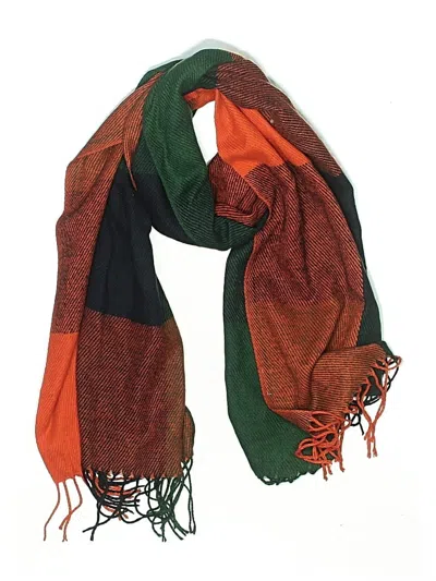 Pre-owned Assorted Brands Scarf In Orange
