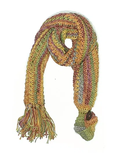 Pre-owned Assorted Brands Scarf In Orange