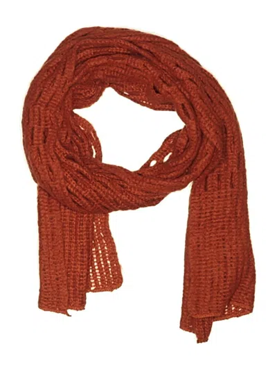 Pre-owned Assorted Brands Scarf In Orange
