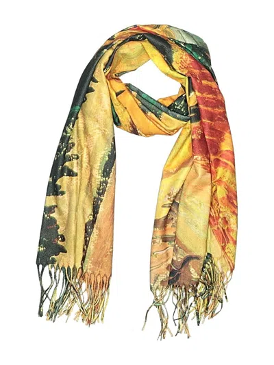 Pre-owned Assorted Brands Scarf In Orange
