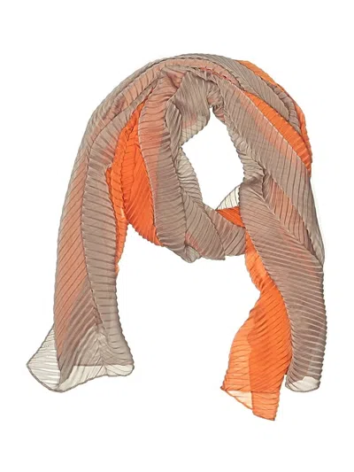 Pre-owned Assorted Brands Scarf In Orange