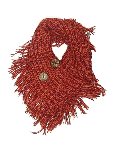 Pre-owned Assorted Brands Scarf In Orange
