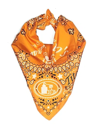 Pre-owned Assorted Brands Scarf In Orange