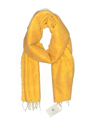 Pre-owned Assorted Brands Scarf In Orange