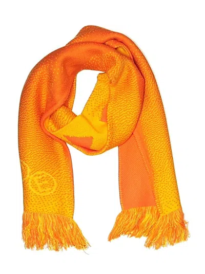 Pre-owned Assorted Brands Scarf In Orange
