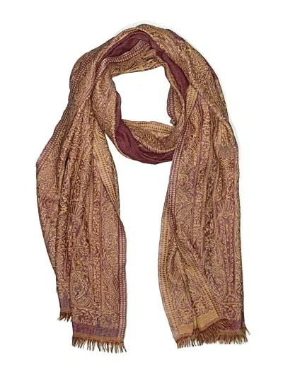 Pre-owned Assorted Brands Scarf In Orange