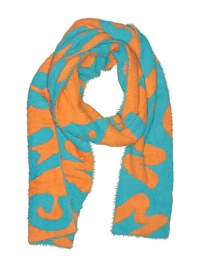 Pre-owned Assorted Brands Scarf In Orange