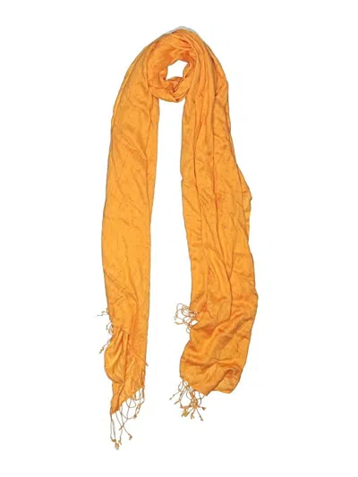 Pre-owned Assorted Brands Scarf In Orange