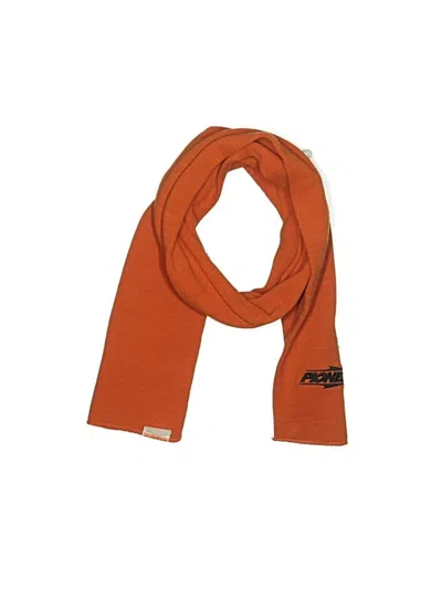 Pre-owned Assorted Brands Scarf In Orange