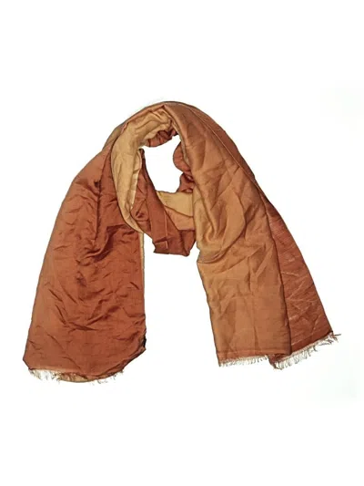 Pre-owned Assorted Brands Scarf In Orange