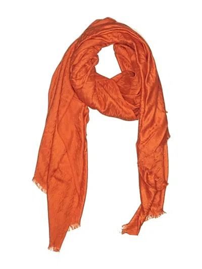 Pre-owned Assorted Brands Scarf In Orange