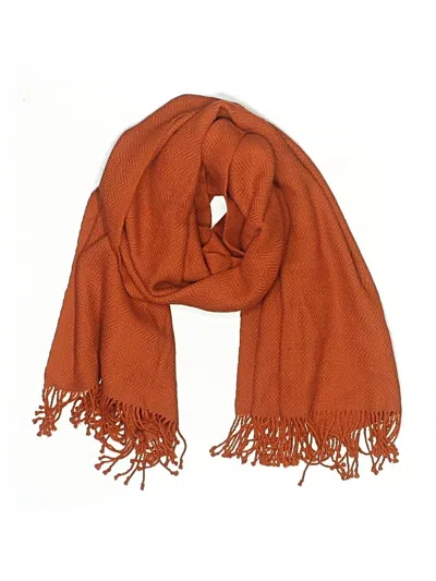 Pre-owned Assorted Brands Scarf In Orange