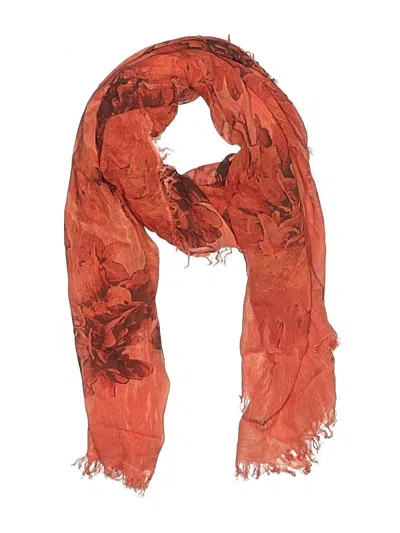 Pre-owned Assorted Brands Scarf In Orange