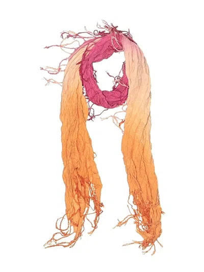 Pre-owned Assorted Brands Scarf In Orange