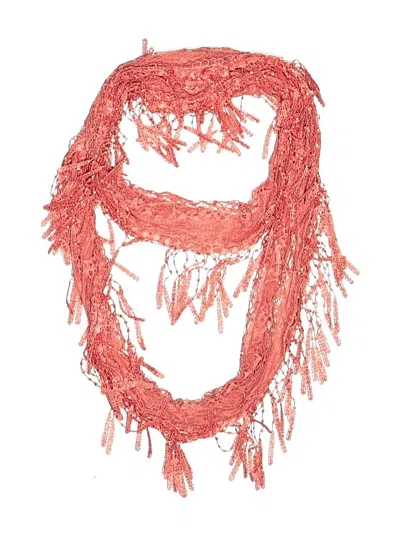 Pre-owned Assorted Brands Scarf In Orange
