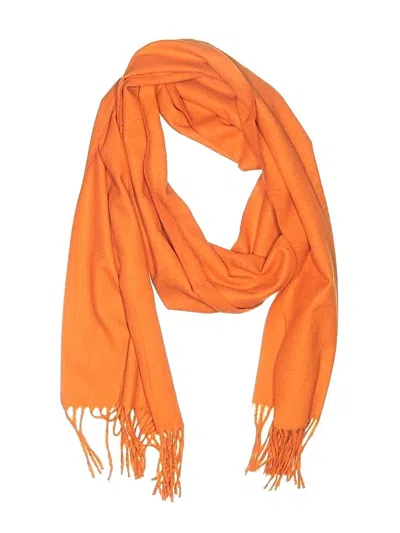 Pre-owned Assorted Brands Scarf In Orange
