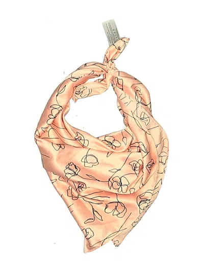Pre-owned Assorted Brands Scarf In Orange