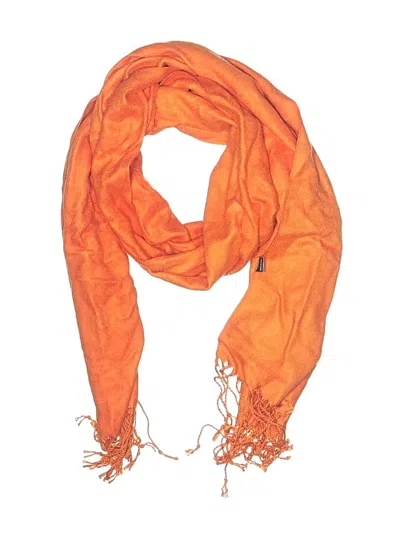 Pre-owned Assorted Brands Scarf In Orange