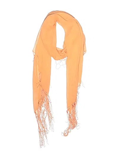 Pre-owned Assorted Brands Scarf In Orange