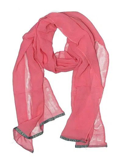 Pre-owned Assorted Brands Scarf In Pink