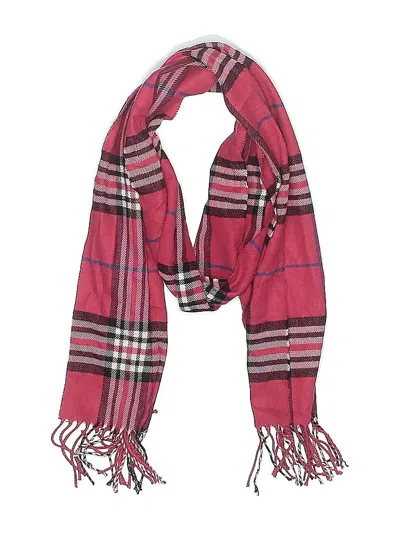 Pre-owned Assorted Brands Scarf In Pink