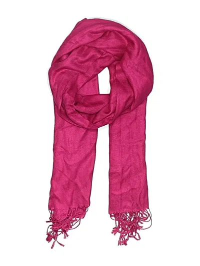 Pre-owned Assorted Brands Scarf In Pink