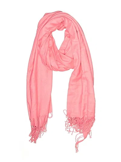 Pre-owned Assorted Brands Scarf In Pink